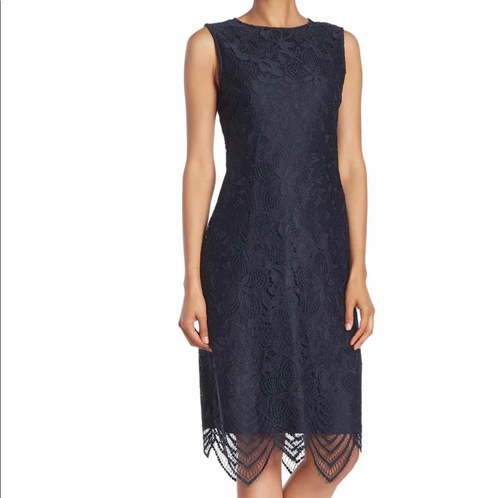 Classy Navy lace dress